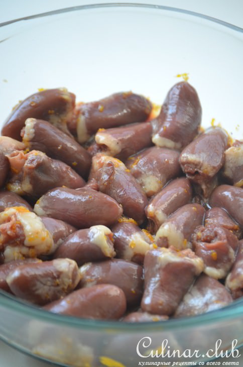Цыплячьи сердечки с медом