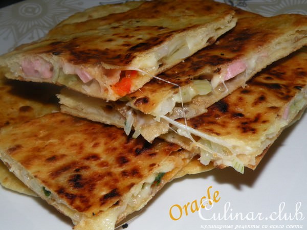 Мексиканские КЕЙСАДИАС c начинкой, Quesadillas