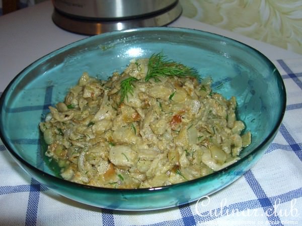 Жареные грибочки из баклажан