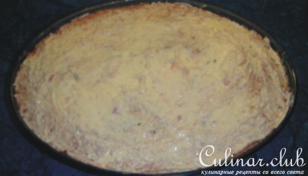 Мясная запеканка с цветной капустой.