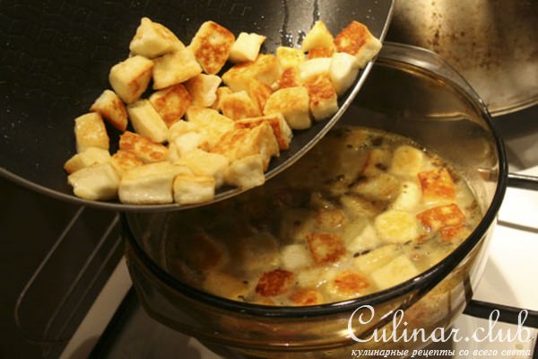 Панир Масала (Жаренные сырные кубики с пряностями)