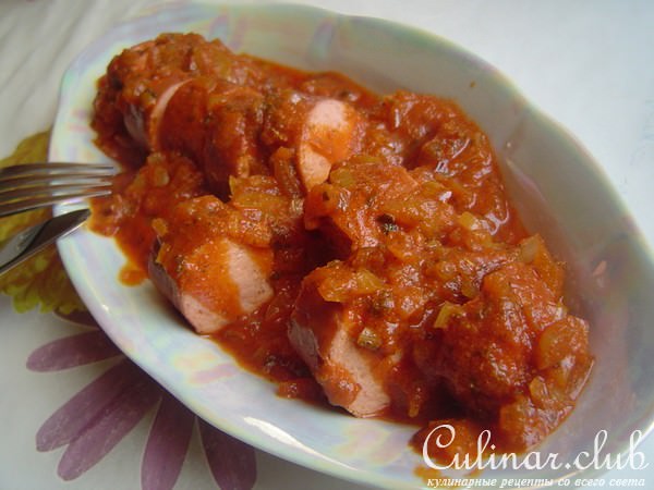 Currywurst-Жареные колбаски с соусом Карри