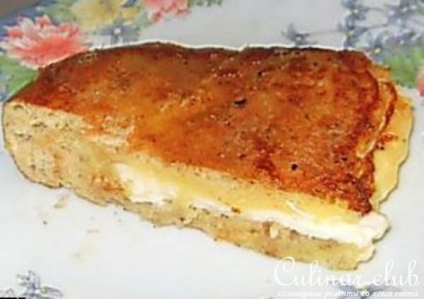 Питы с мясом или сыром в кляре
