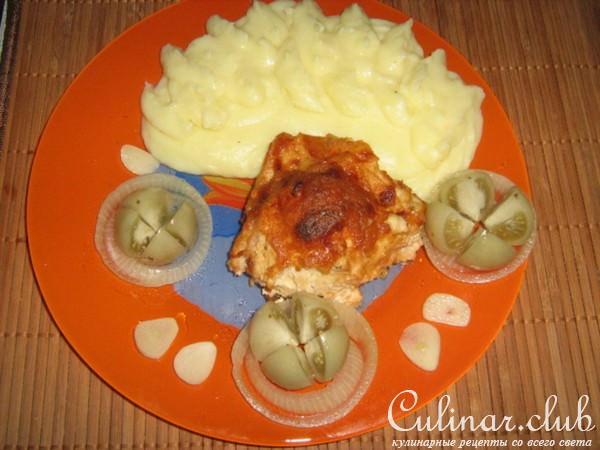 Курица (конвертики из грудки)