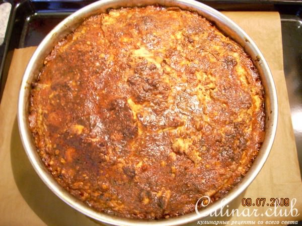 Мясной пирог из лаваша