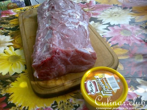РОСТБИФ с овощами и картофелем.