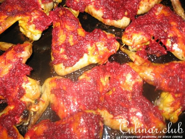 Крылышки куриные рубиновые(вариант)