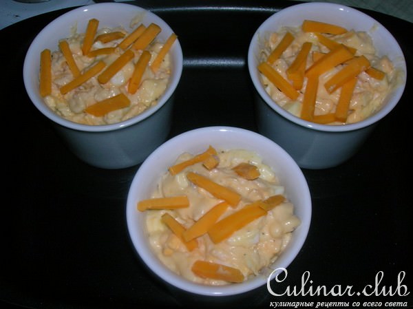 Горячий завтрак из оставшейся курицы ( или любых мясных "остатков")