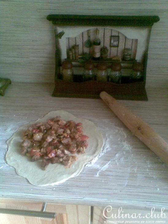 Лепешки с мясом