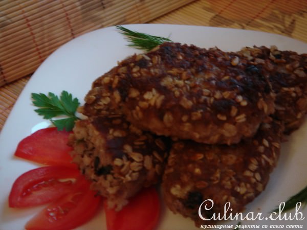 Котлеты с рисом и базиликом
