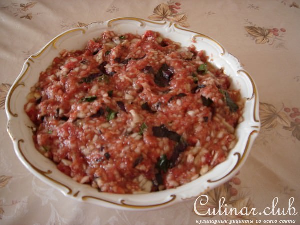 Котлеты с рисом и базиликом