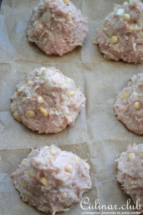 Новогодние мясные "ёлочки" с сыром