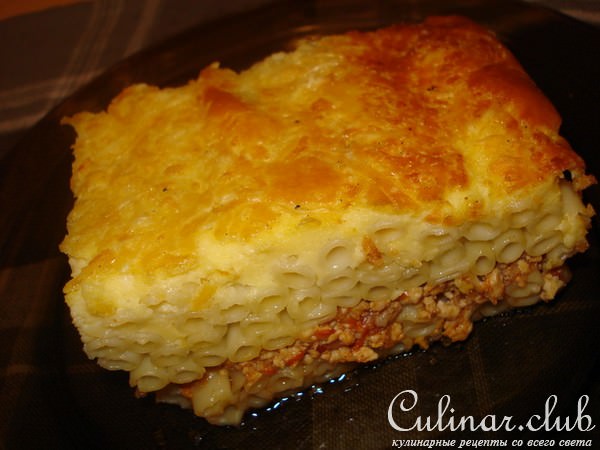 мясная запеканка"ПАСТИЦИО"классический вариант