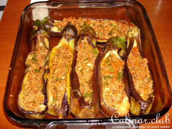 Карныярык(фaршированные баклажаны)