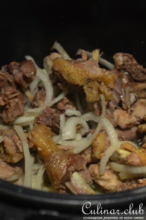 Курица с овощами в мультиварке
