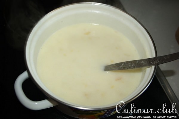 Лазанья с курицей и грецкими орехами