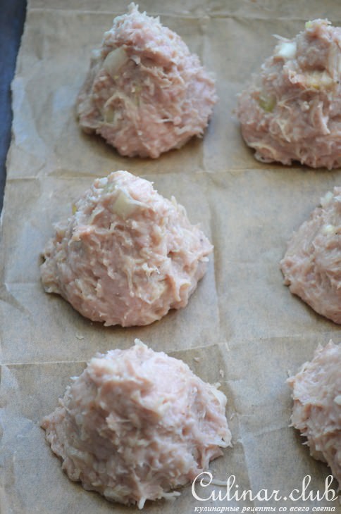 Новогодние мясные "ёлочки" с сыром