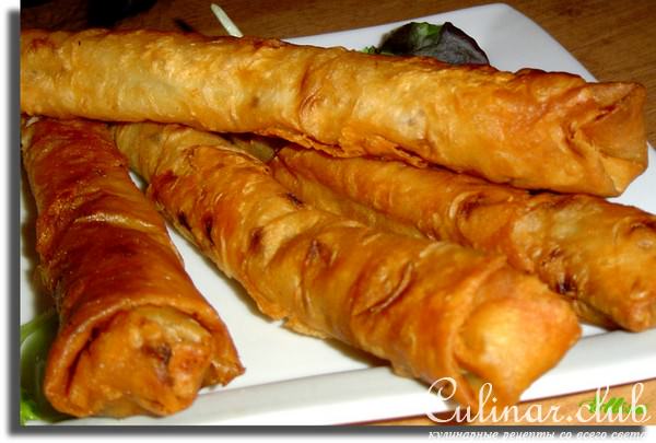 Горячая закуска из лаваша