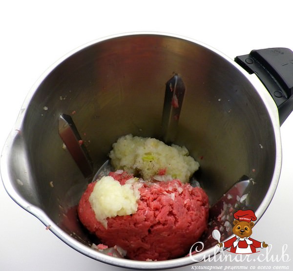 Манты с говядиной в кухонной машине Oursson КМ1010НSD COOK+