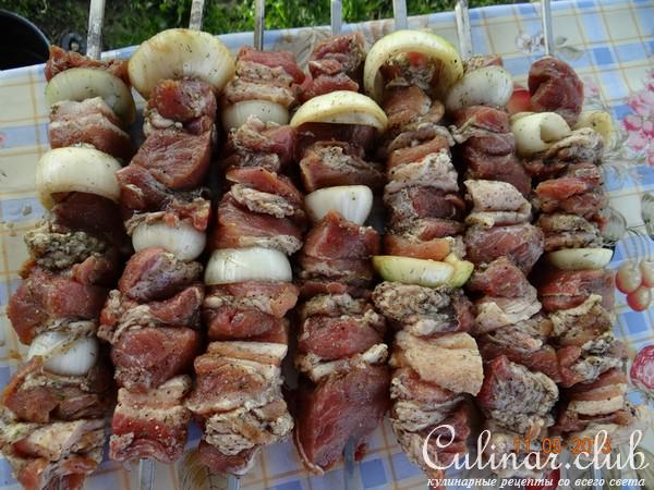 Свиной пивно-кozelский шашлык