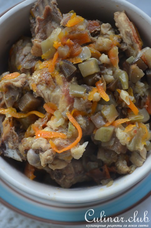 Курица с овощами в мультиварке