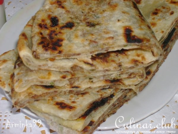 Лепешки с мясом
