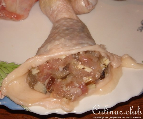 Фаршированные куриные ножки