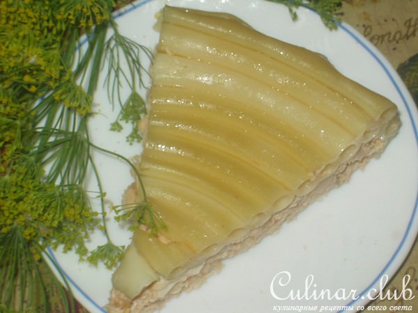 Тимбаль с курицей