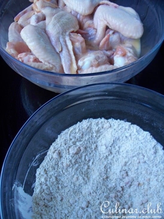 Cranchy sesam chicken wings Куриные крылышки с хрустящей кунжутной корочкой
