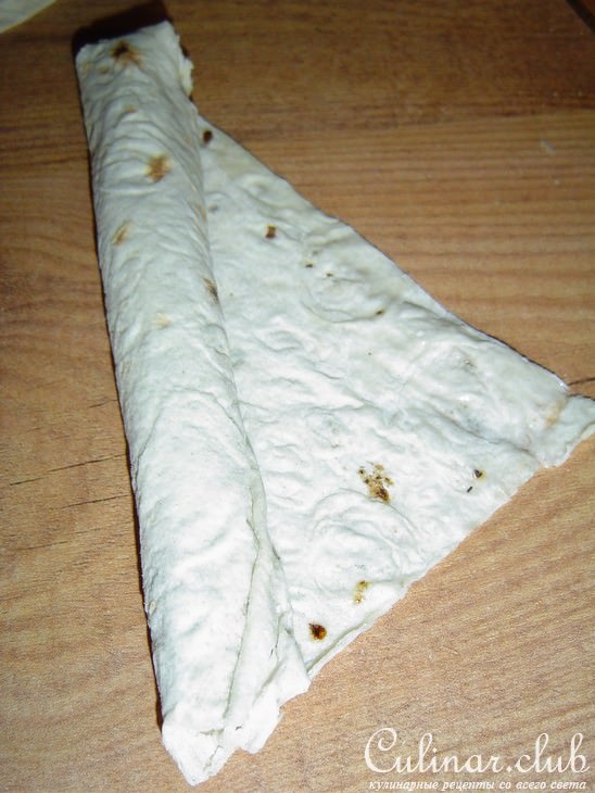 Горячая закуска из лаваша
