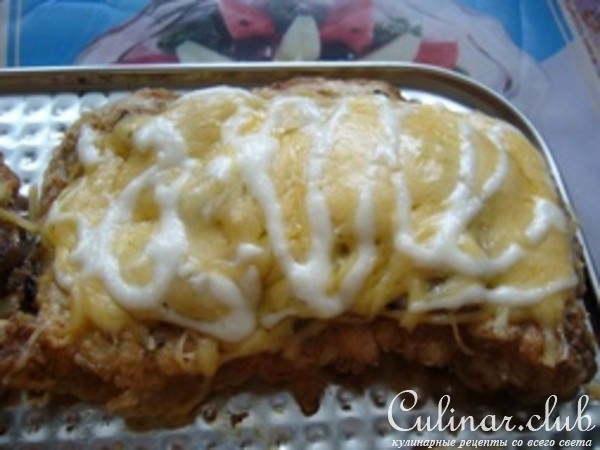 Битки с грибами и сыром