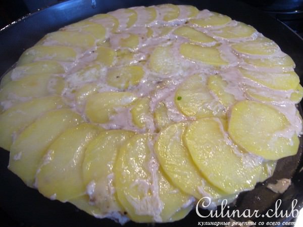 Картофельно-мясной торт "Перевертыш"