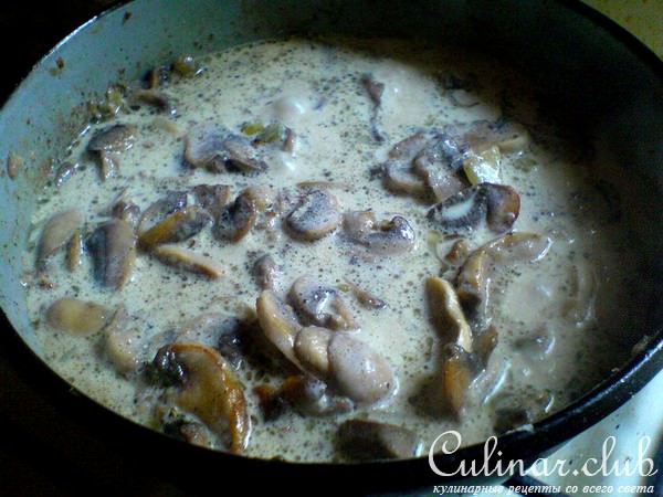 Хрустящие драники с шампиньонами
