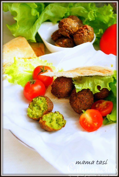 Фалафель из зелёного горошка. Falafel. В мечтах о путешествии..