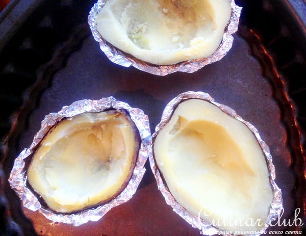 Грибная картофельная пицца