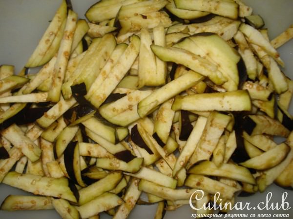 Картофель с баклажанами в сливках