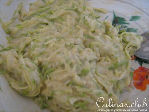 Кабачково-яблочные котлетки.