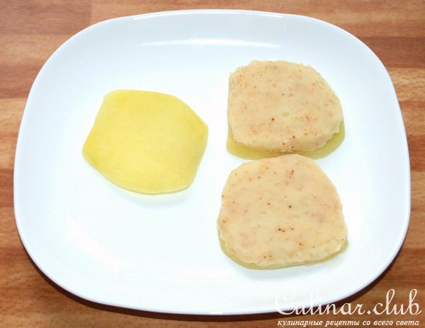 "Пирожные" из картофеля