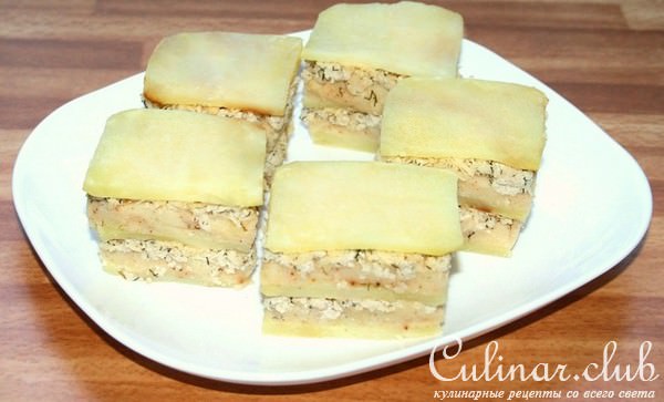 "Пирожные" из картофеля