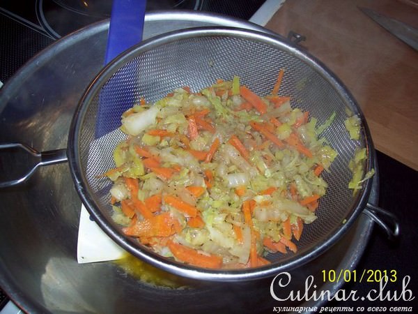 Рисовые блинчики с овощной начинкой в кляре.Frlingsrollen.