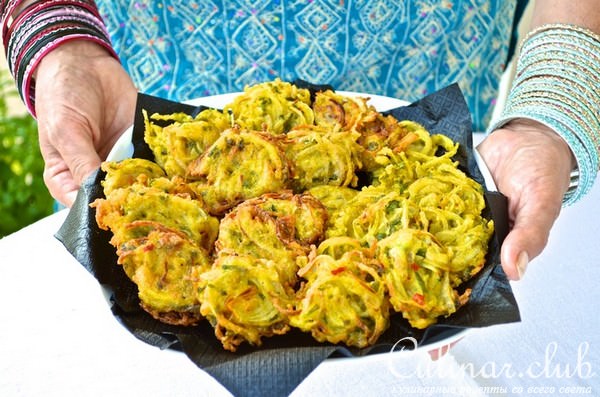 Луковые оладьи (Bhaji)