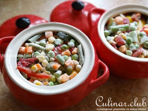 Овощи из горшочка с апельсиновой ноткой