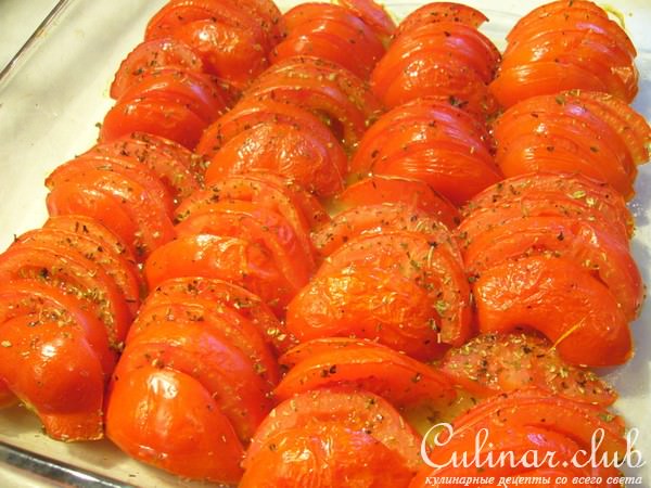 Печеные помидоры, легкая и вкусная закуска за 15 минут