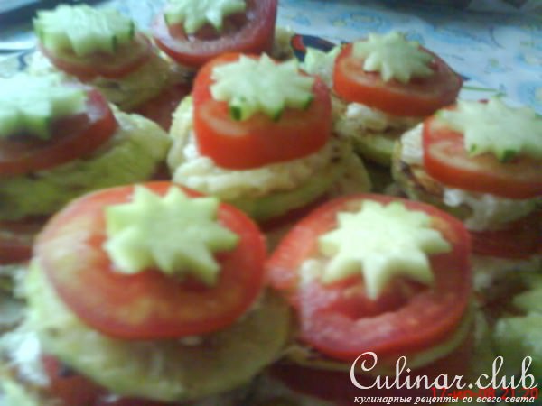 Башенки из кабачков 
