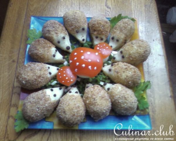 картофельные ёжики(вариант)