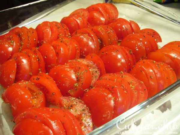 Печеные помидоры, легкая и вкусная закуска за 15 минут