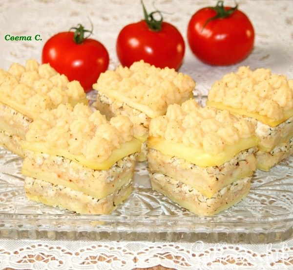 "Пирожные" из картофеля