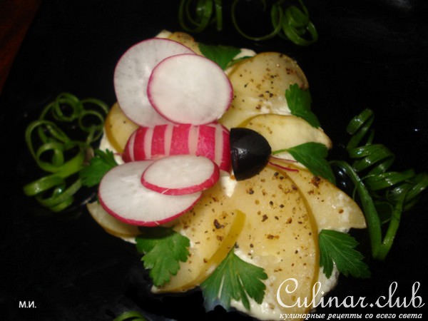 Рыба запеченная с яблоками