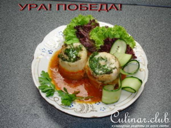 Белые рыбные рулетики