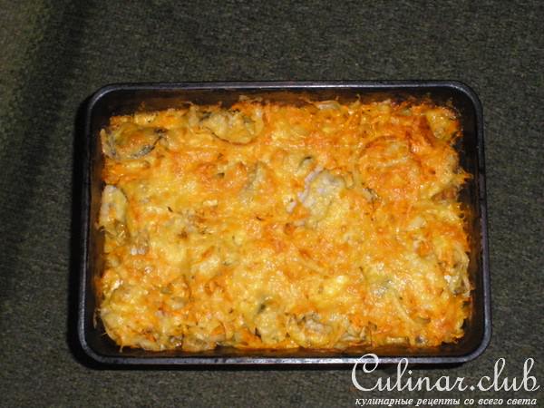 Рыба, запеченная с овощами(вариант)